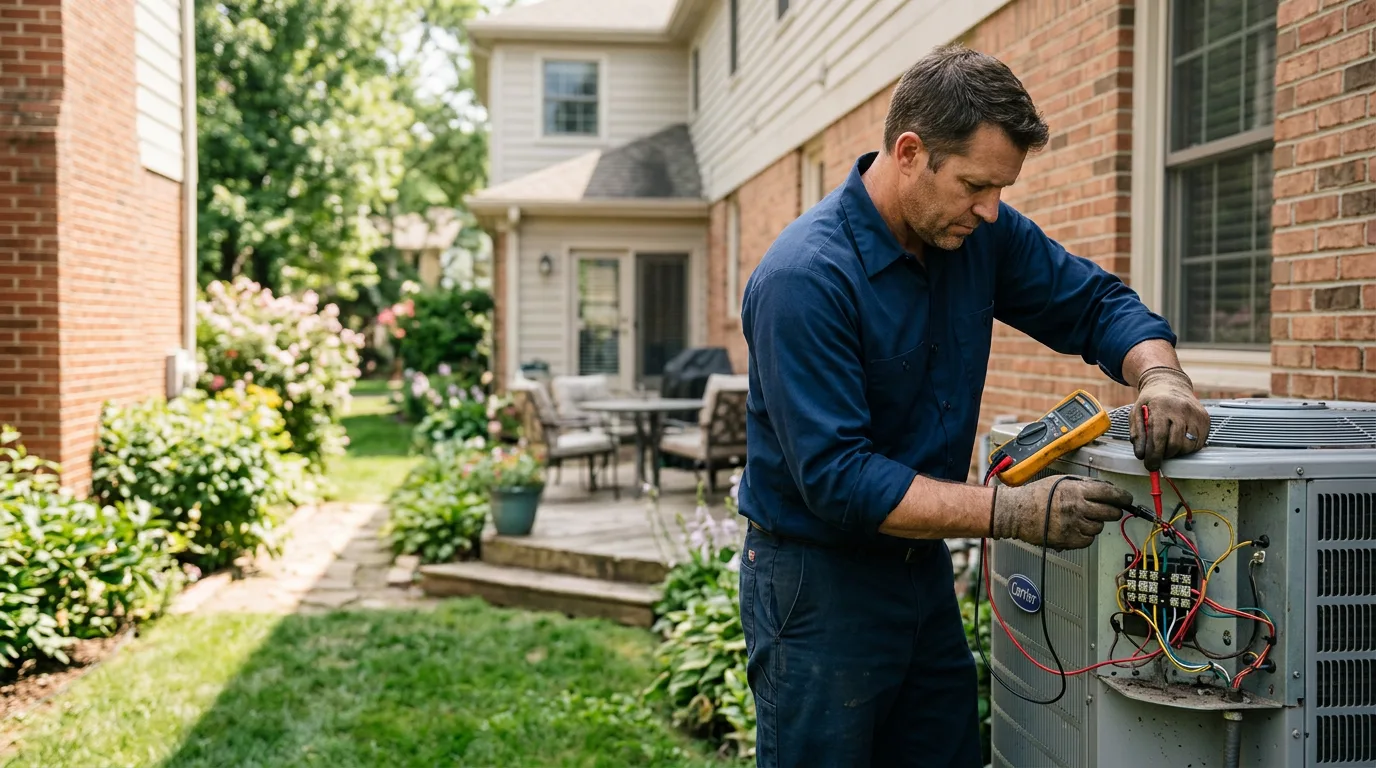 HVAC technician working near Glenwood Landing, NY
